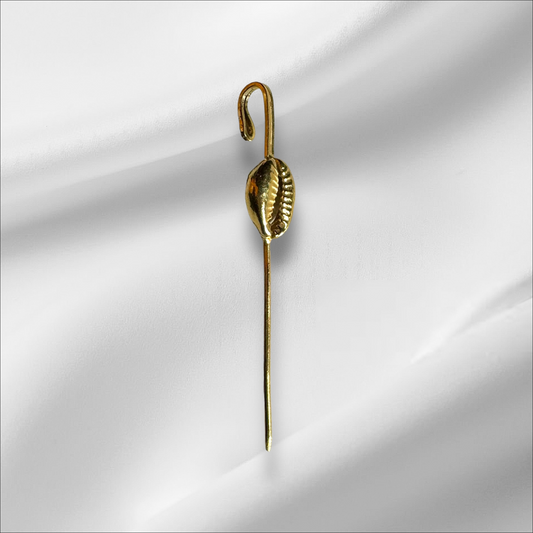 Cowry Single Piece Long Earring
